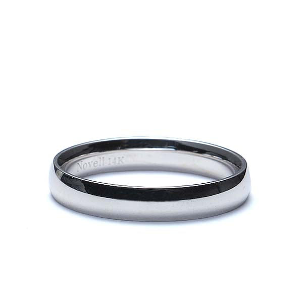 Very Low dome light comfort fit wedding band #LBZRH1-4-PT - Leigh Jay & Co.