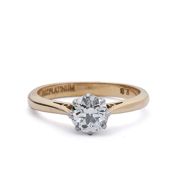 Antique Platinum and 18k gold #R0220-04 - Leigh Jay & Co.