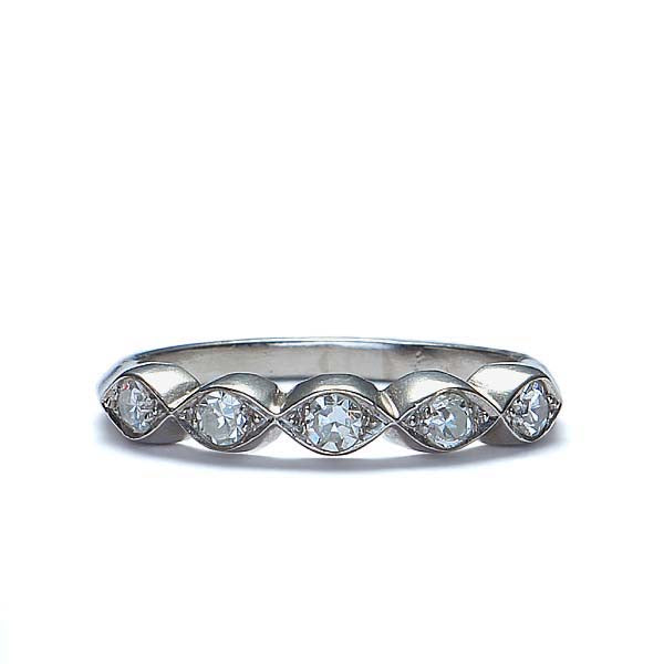 Vintage Wedding Band #R118-14 Default Title