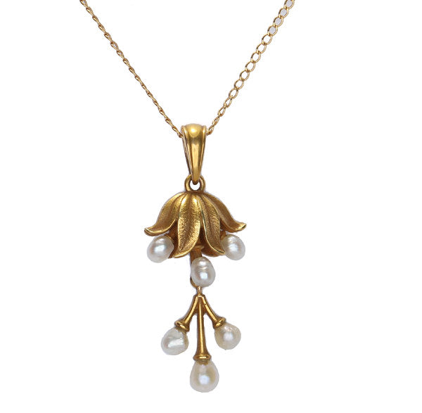 Art Nouveau Pendant Necklace #VP160630-03 Default Title