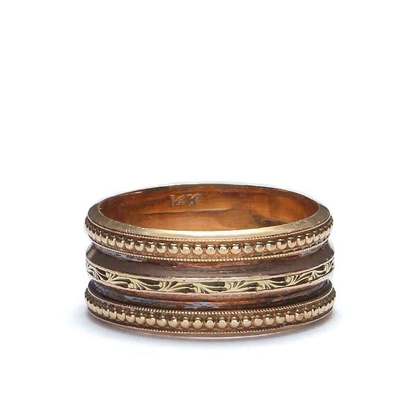 Mid-Century "Triple Band" Ring #VR10311-01