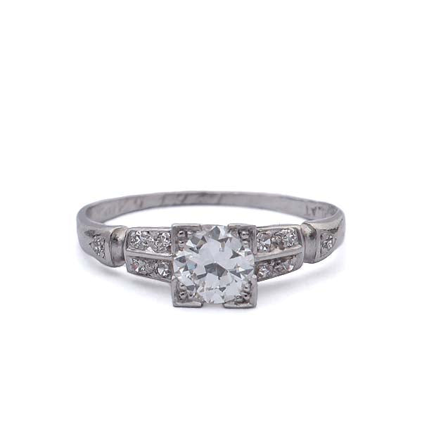C. 1930s Diamond engagement ring. #VR10414-02 - Leigh Jay & Co.