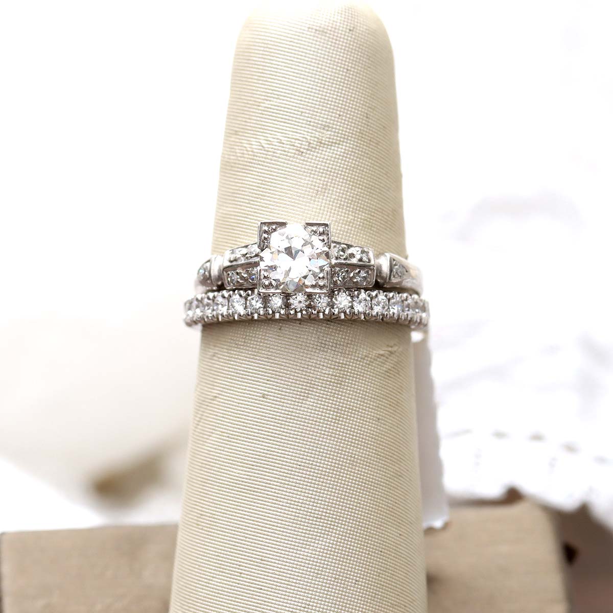 C. 1930s Diamond engagement ring. #VR10414-02 Default Title