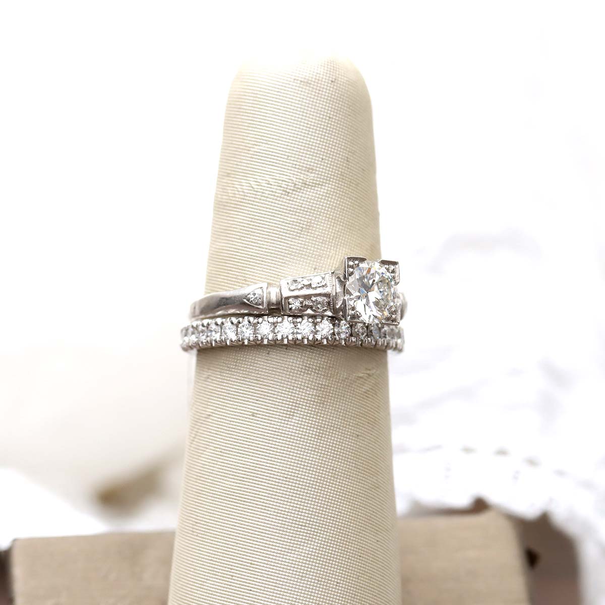 C. 1930s Diamond engagement ring. #VR10414-02 Default Title