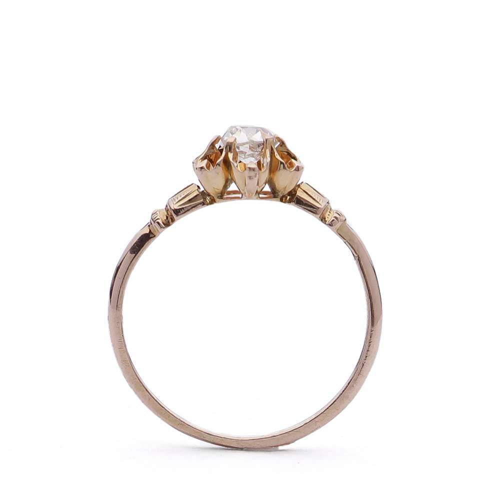 Victorian Diamond Engagement Ring #VR151007-07 Default Title