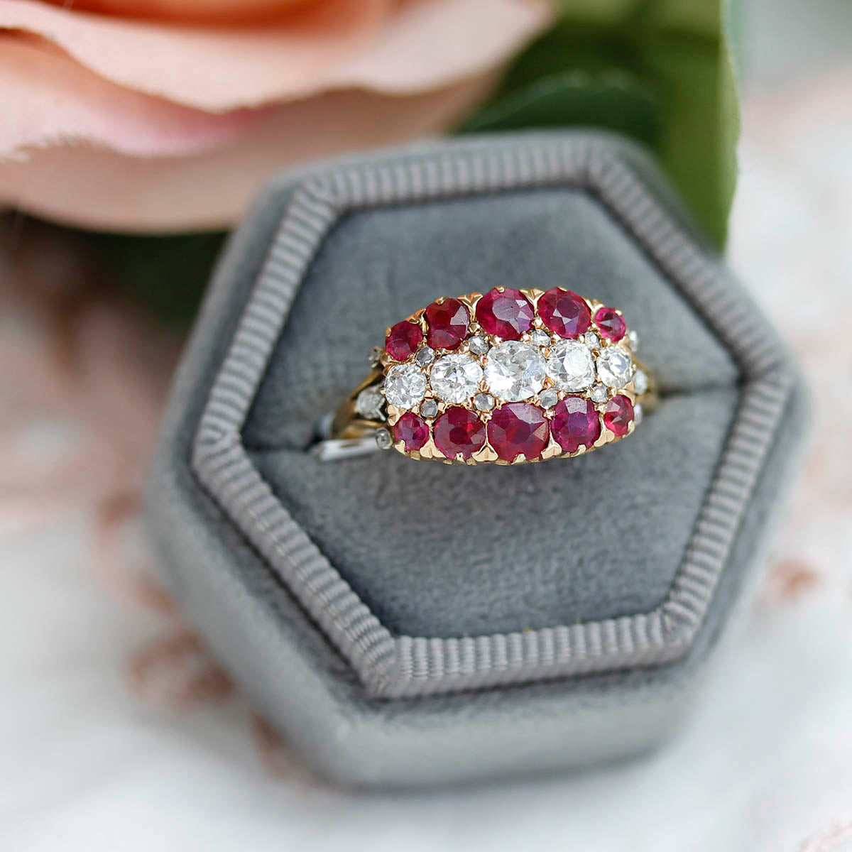 Victorian Ruby and Diamond Ring #VR160505-25