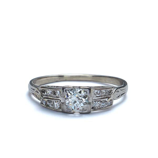 Circa 1920s Diamond Engagement ring #VR161221-01 - Leigh Jay & Co.