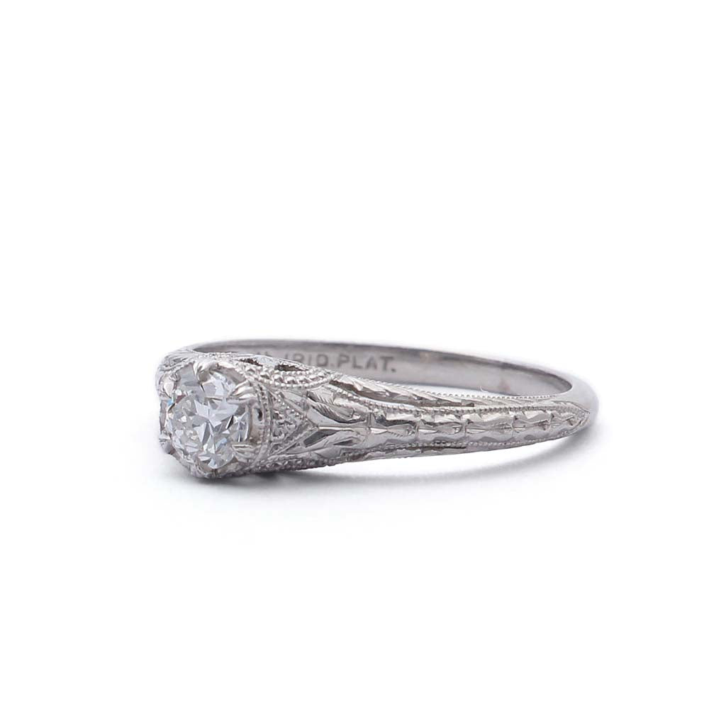 Art Deco Engagement Ring #VR180816-4 Default Title