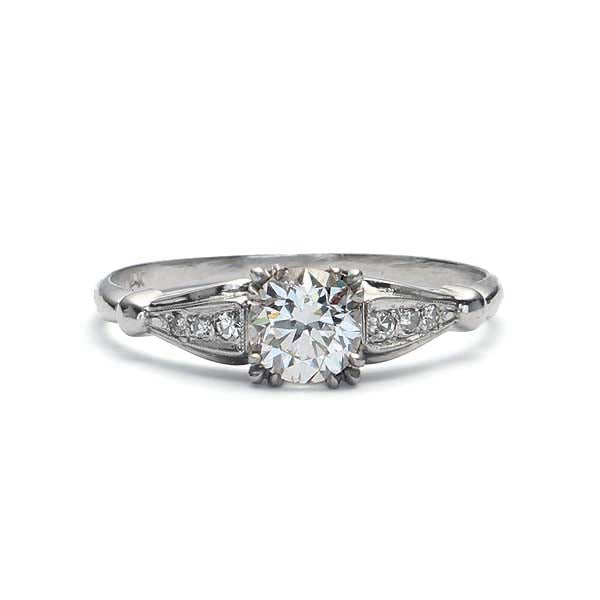 Art Deco Engagement Ring #VR181120-2 - Leigh Jay & Co.
