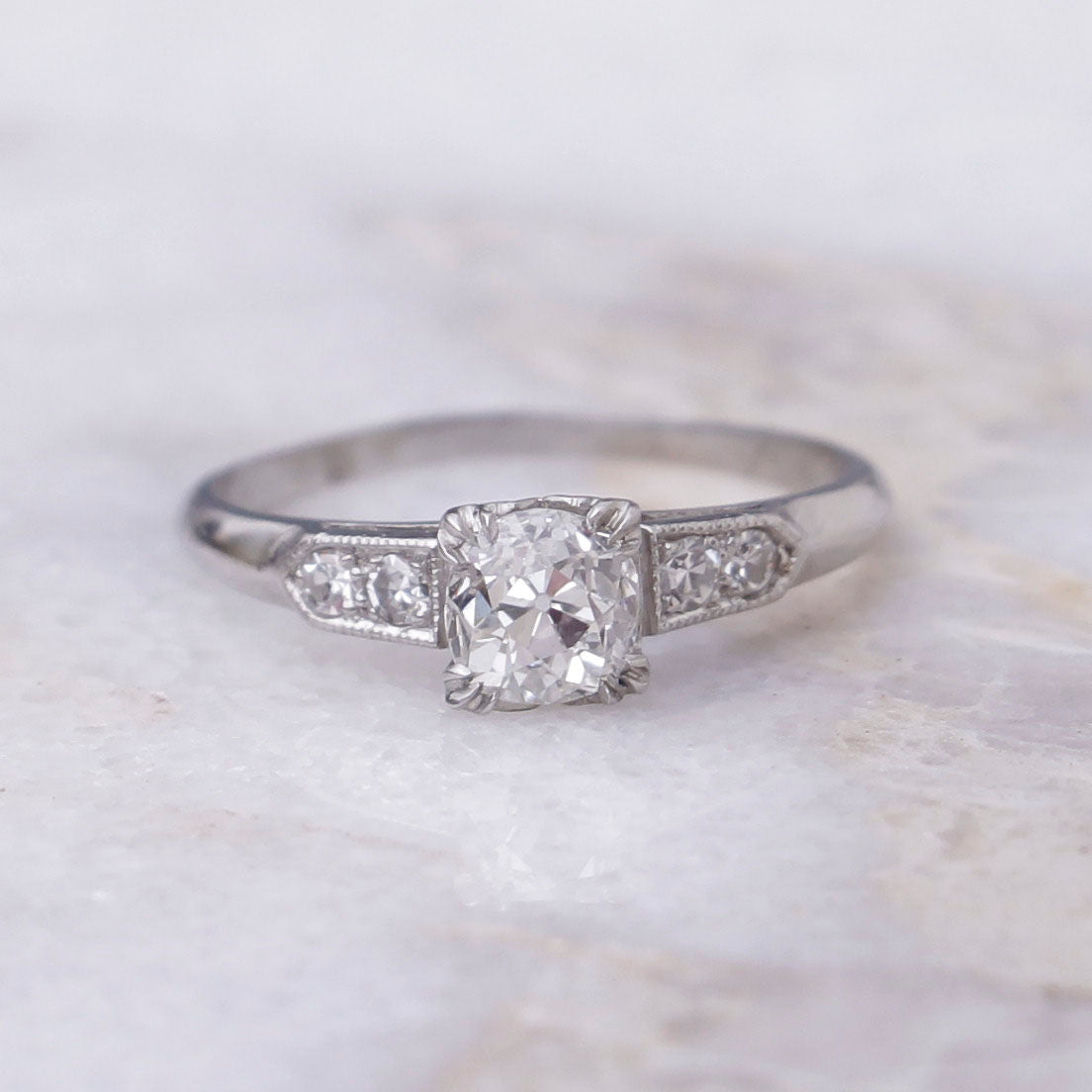 Circa 1930s Engagement ring #VR190214-2