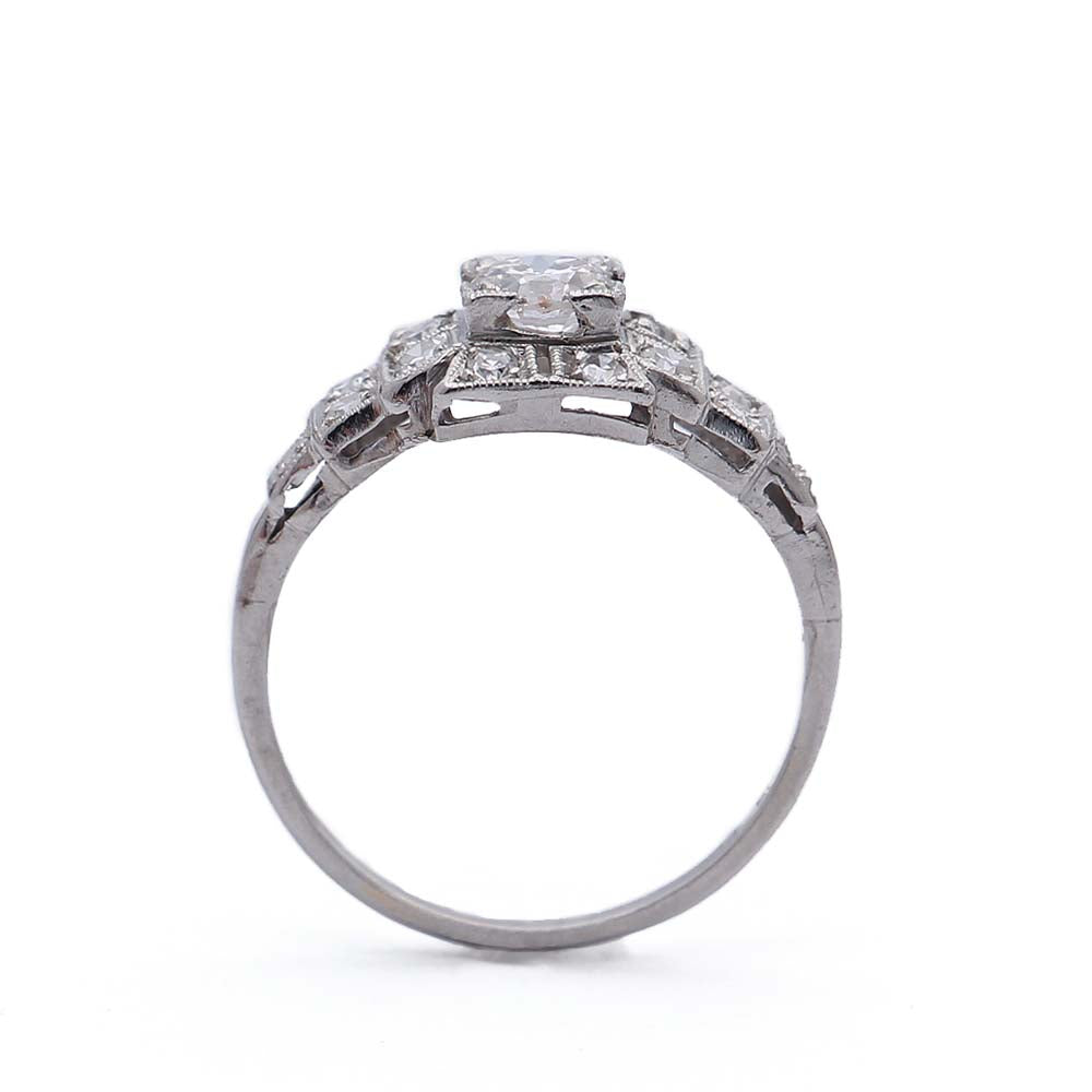 Art Deco Engagement Ring #VR190222-1 Default Title