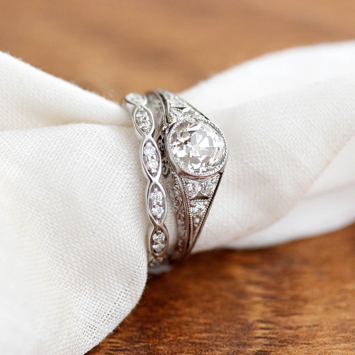 Art Deco Engagement Ring #VR191122 Default Title