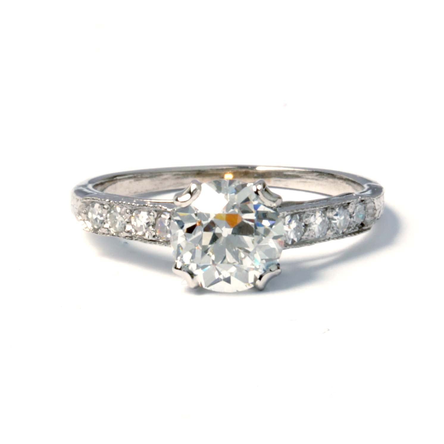 Art Deco Engagement Ring #VR201201-1