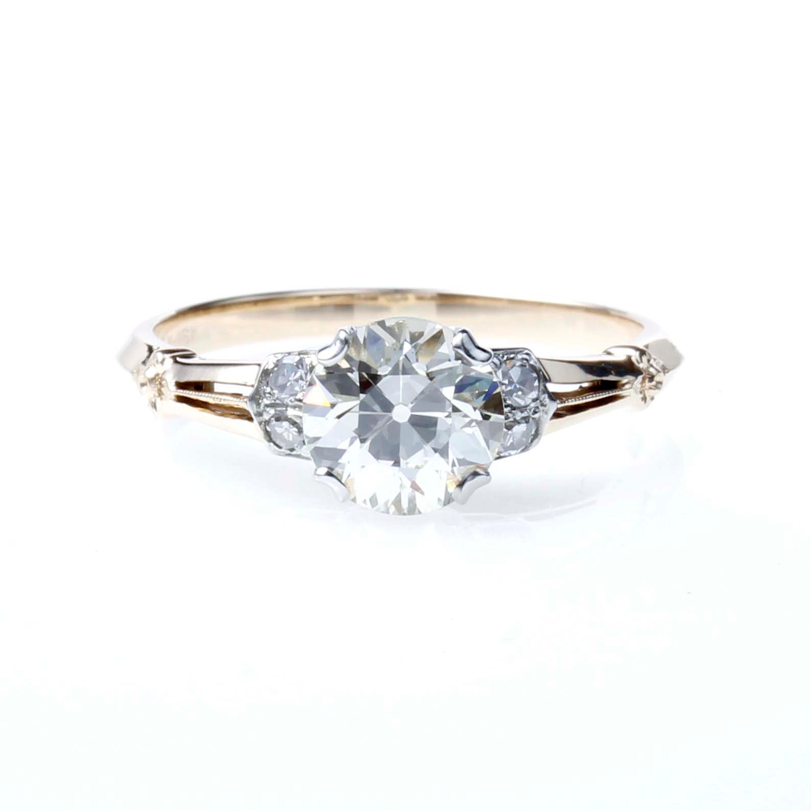 Vintage Retro 1940's  Engagement Ring #VR201203