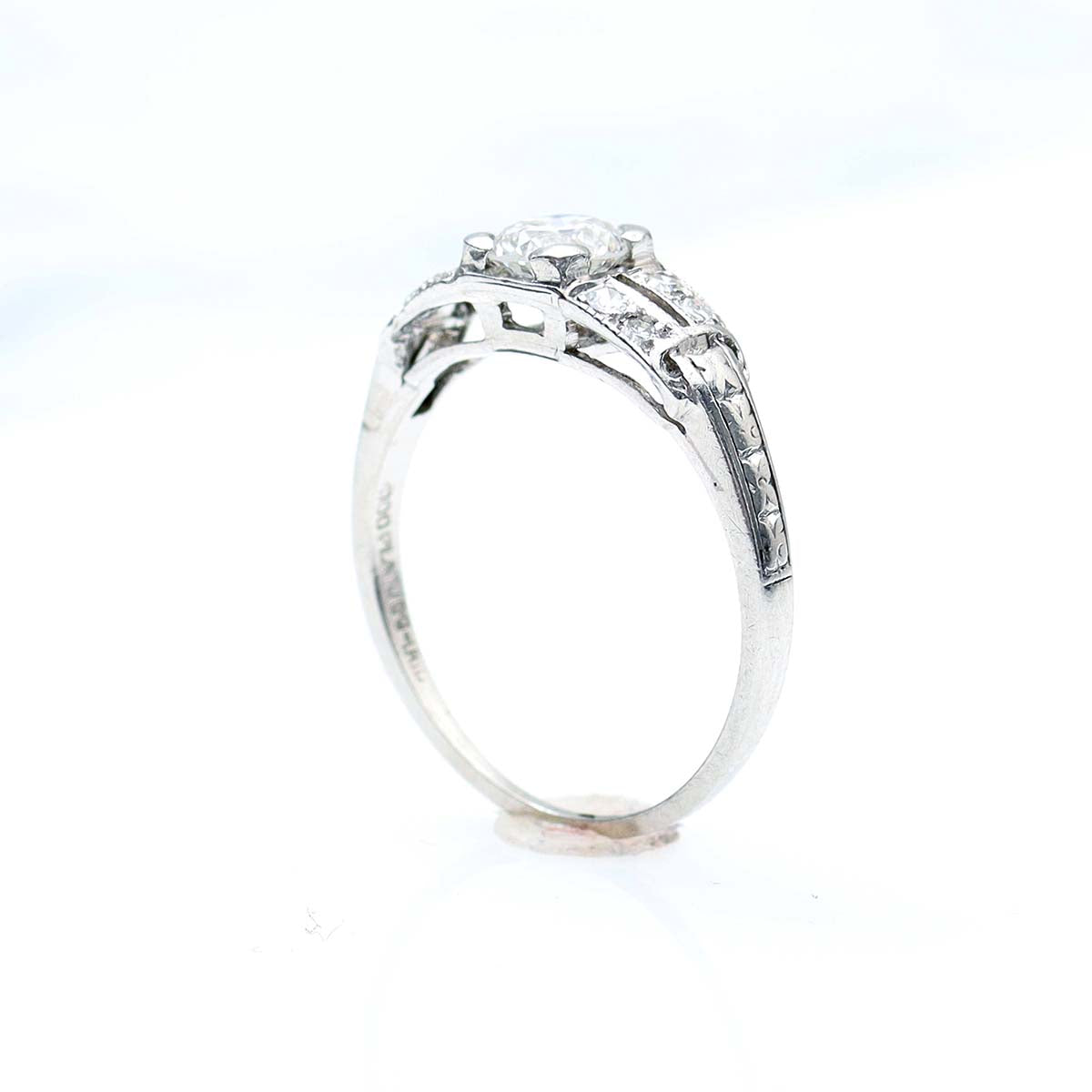 Antique Art Deco Engagement Ring #VR220714-7