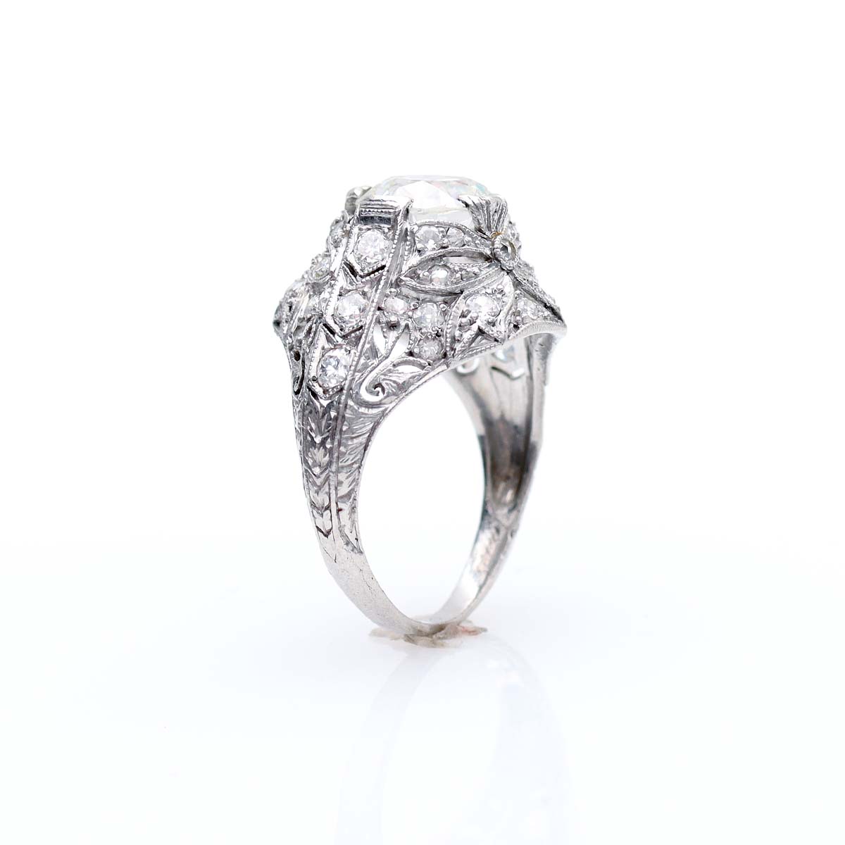 Vintage Art Deco Engagement Ring #VR230912