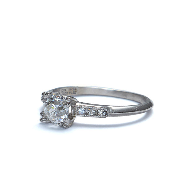 Art Deco Diamond Engagement Ring #VR573-03 Default Title