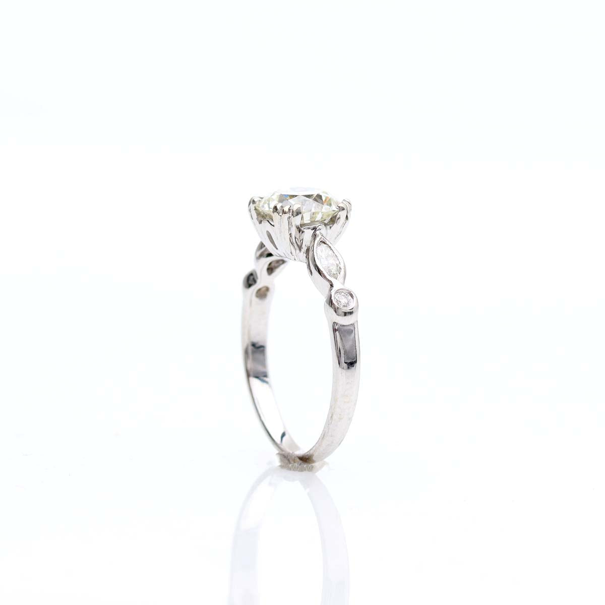 Replica Art Deco Engagement Ring #1305-12A