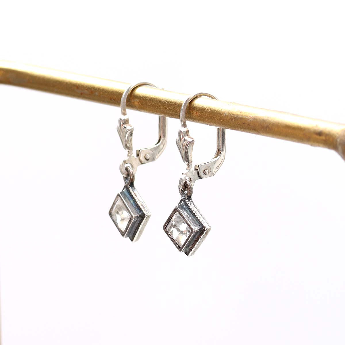 Art Déco Inspired Crystal Drop Earrings #E70707