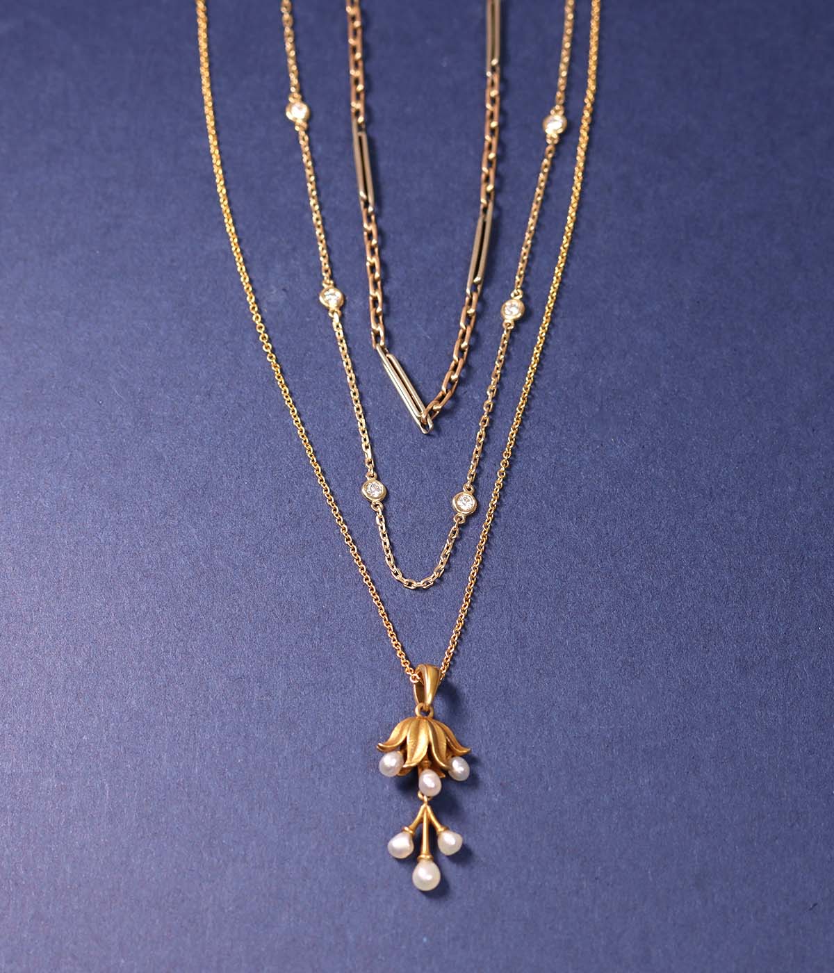 Art Nouveau Pendant Necklace #VP160630-03 Default Title