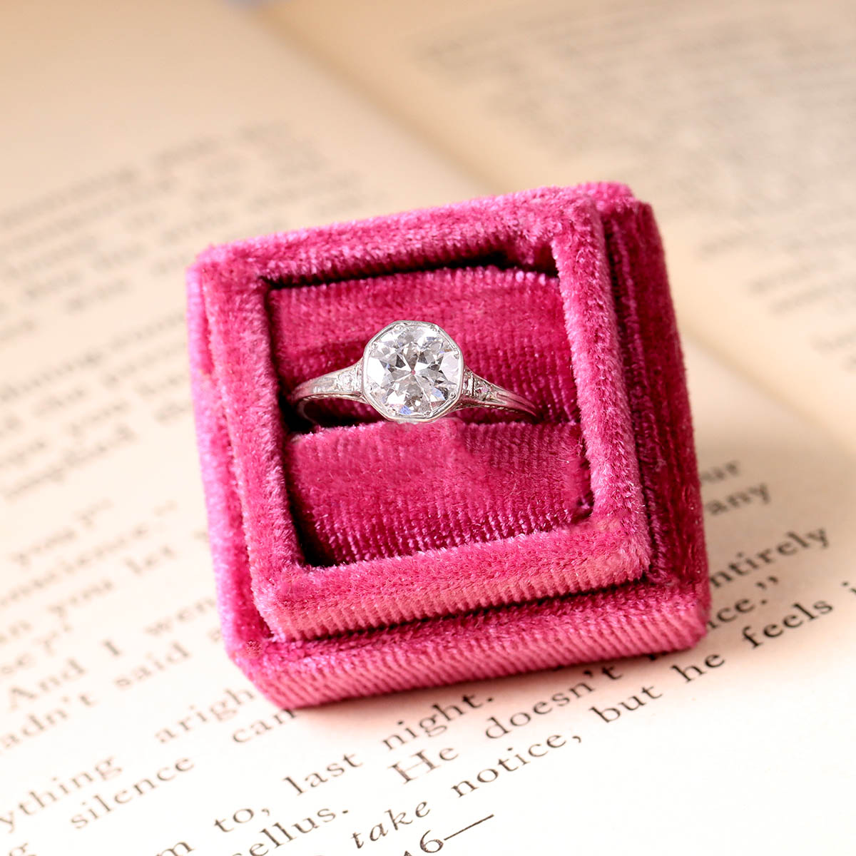 Edwardian Engagement Ring #VR211011 Default Title