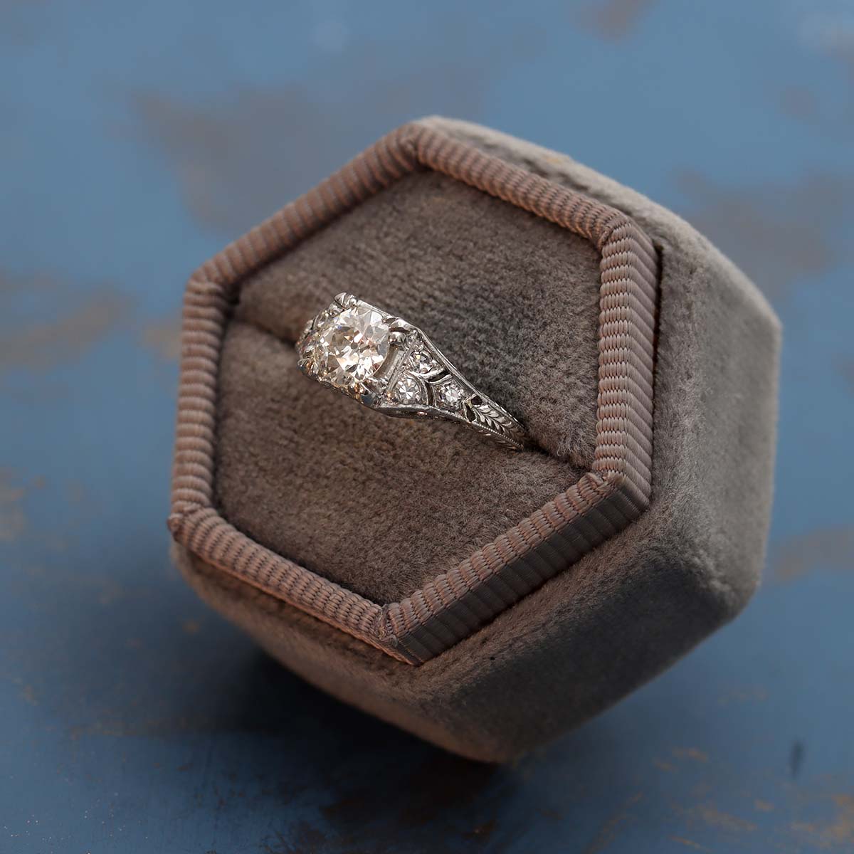 Art Deco Engagement ring #VR220715-5 Default Title