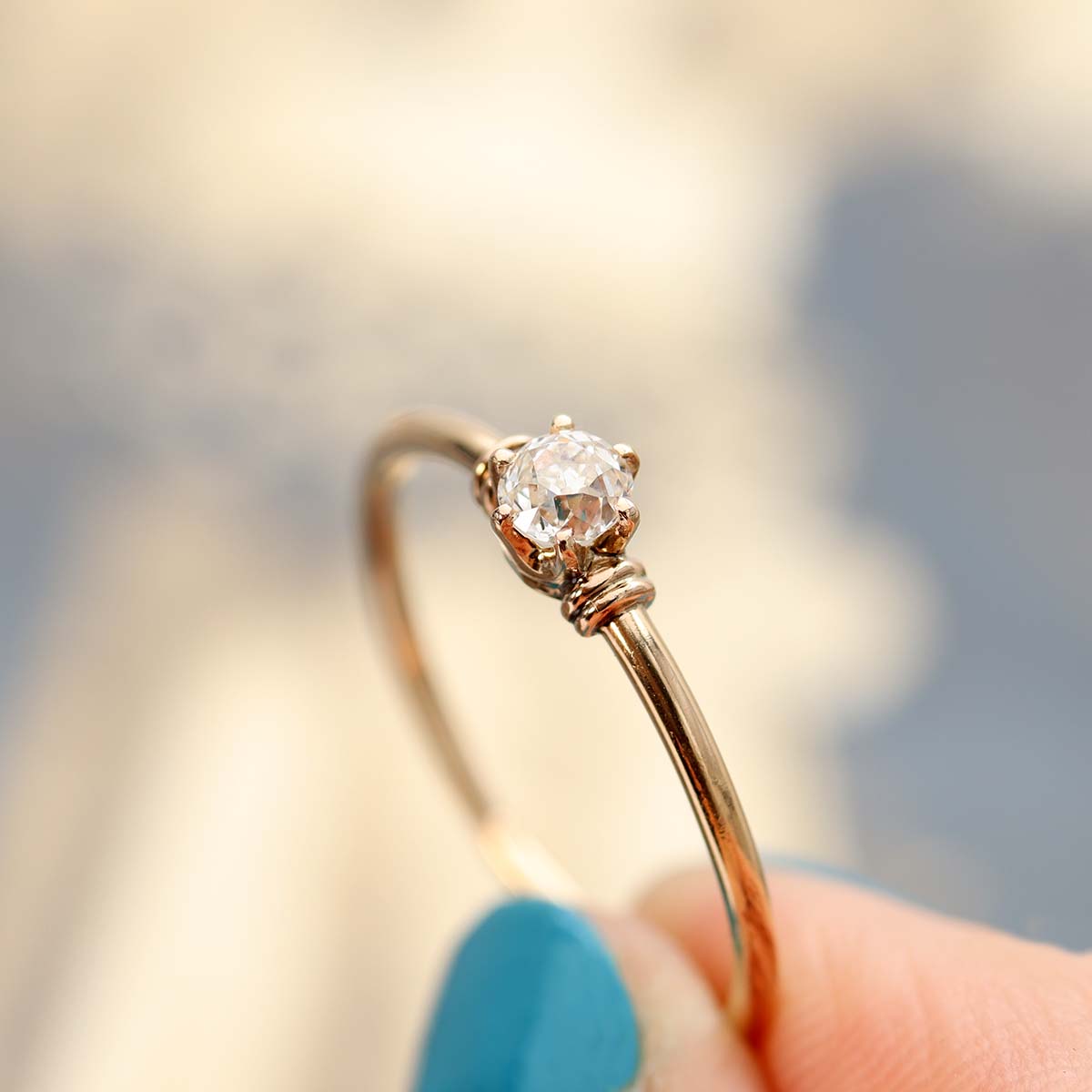 Victorian Engagement Ring #VR220719-1 Default Title