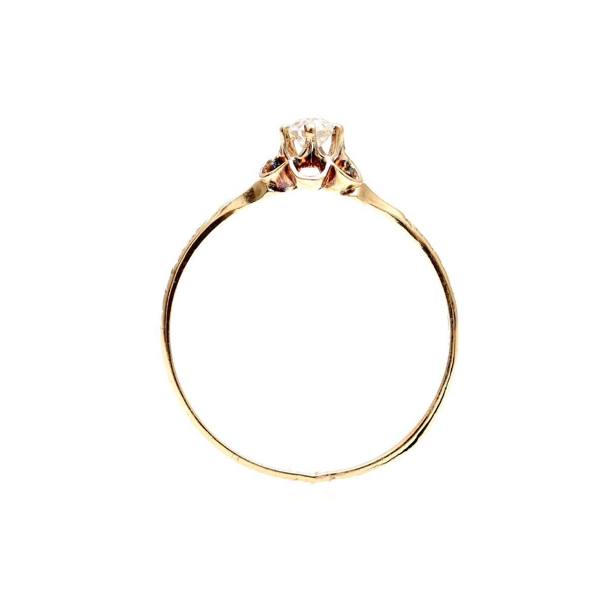 Victorian Buttercup Engagement Ring #VR220719-2 Default Title