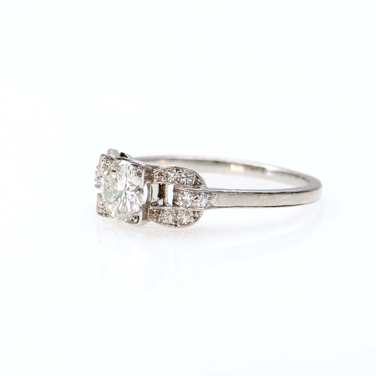 Circa 1930s Diamond Engagement ring. #VR868